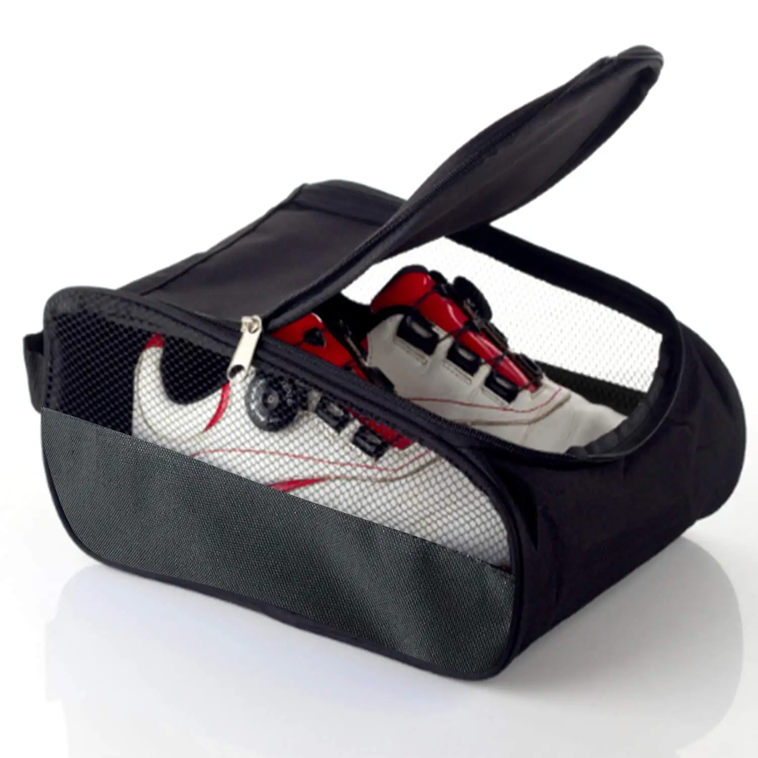 Black Waterproof Sports Traveling Golf Shoe Bag