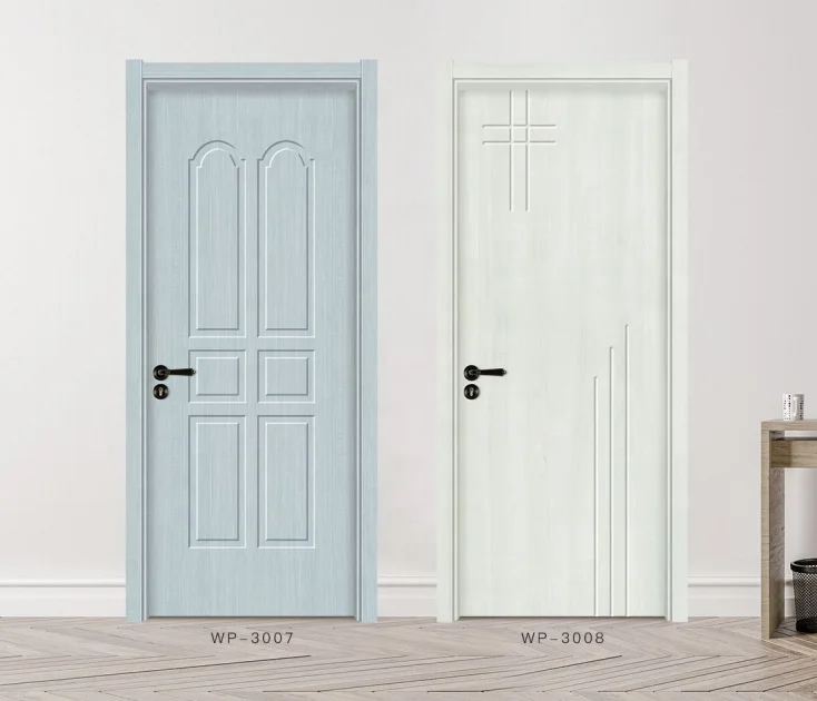 Factory wholesale Classic easy install bedroom interior wood door customized room slab door solid wood door