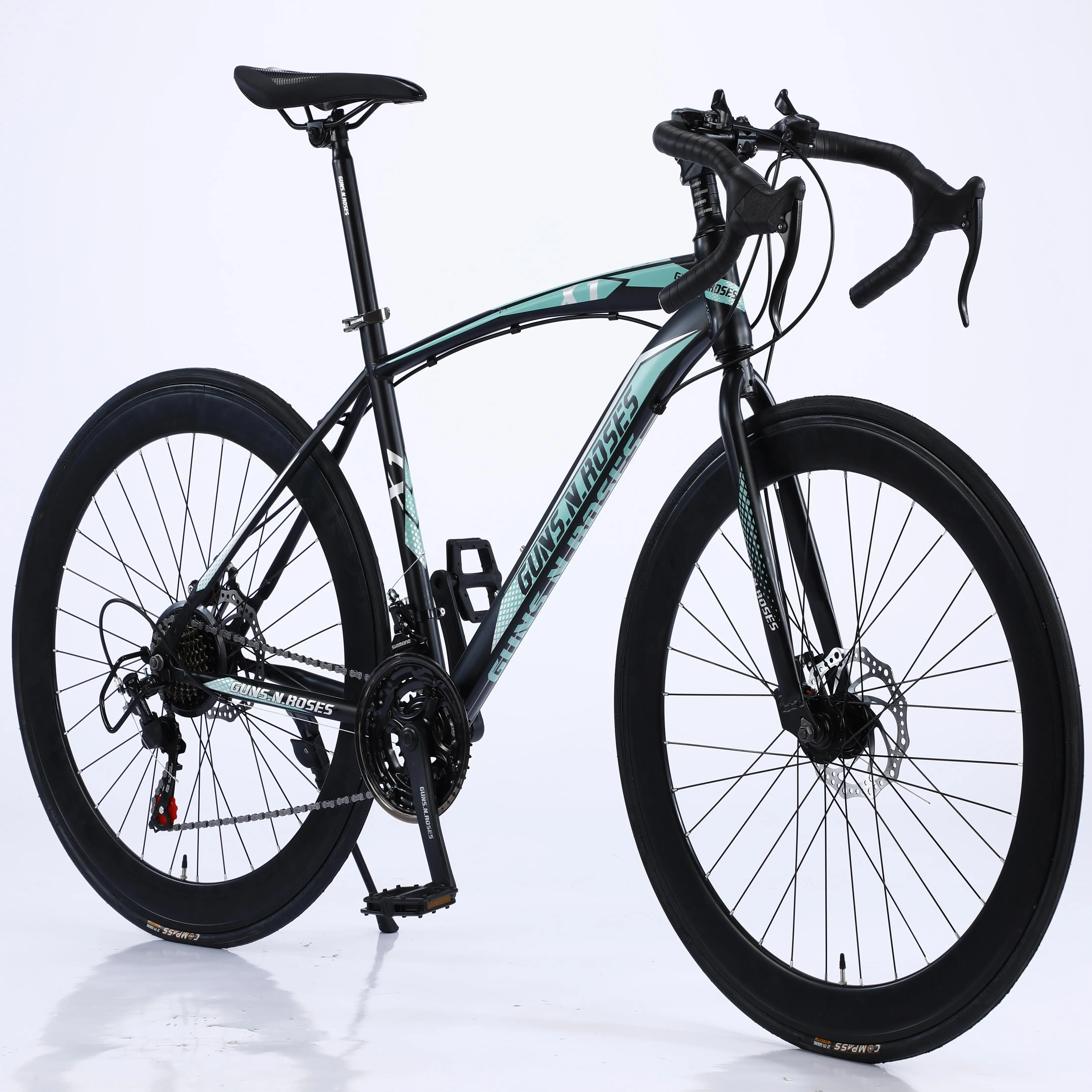 Hot Selling OEM Roadbicycle 700C Bend Handlebar 21S Roadbike with High Carbon Steel Frame and C60 Wheels Racing Bike for Adult