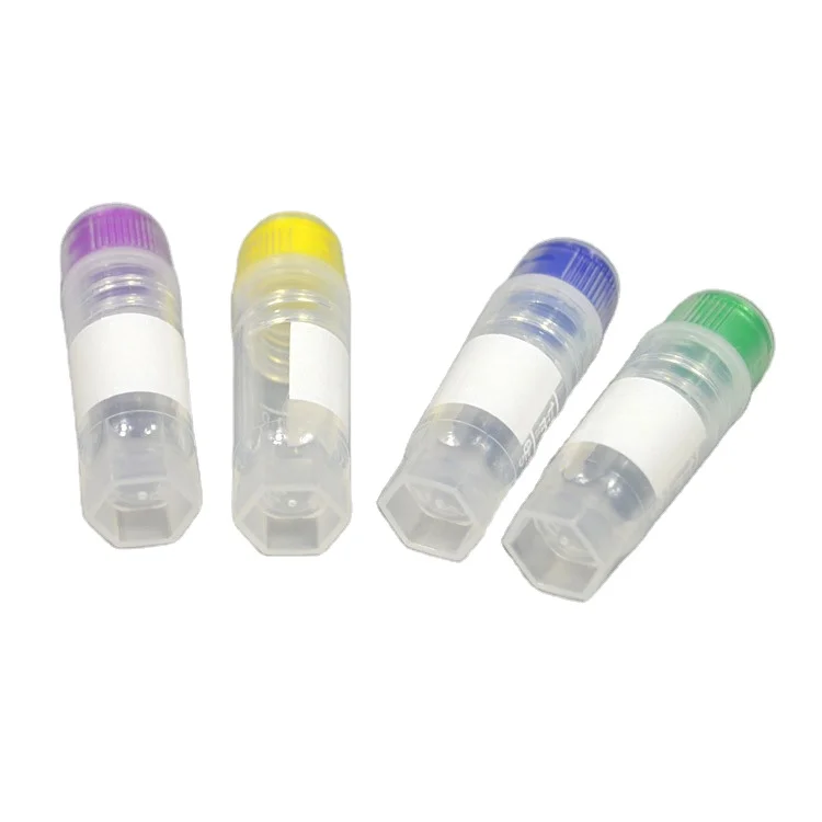 Lab 1ml Cryo Vials Plastic Tube with Internal Lid