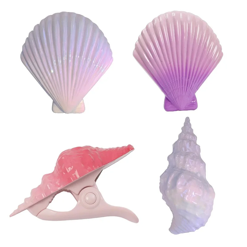 2024 Cute Strong Cheap Towel Clip Blanket Plastic Pool Chair Clip Shell Beach Towel Clip