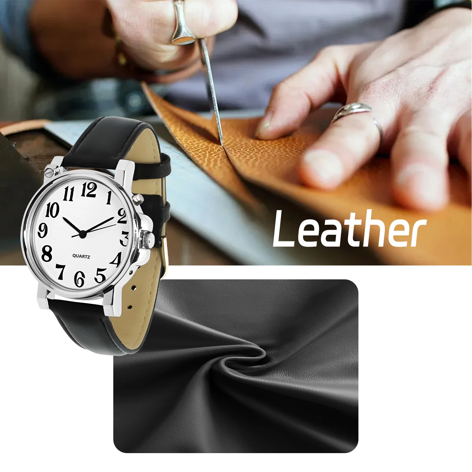 Talking Watch Loud and Clear Voice Large Number Time for The Blind Watches for Men Women