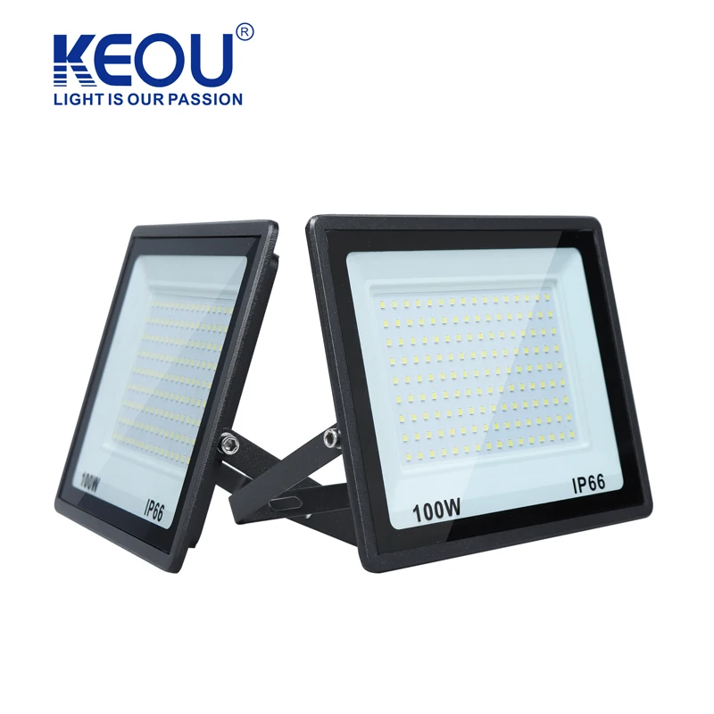 KEOU 3 Year Warranty 100W IP66 waterproof die-casting aluminum 100 watt led flood light