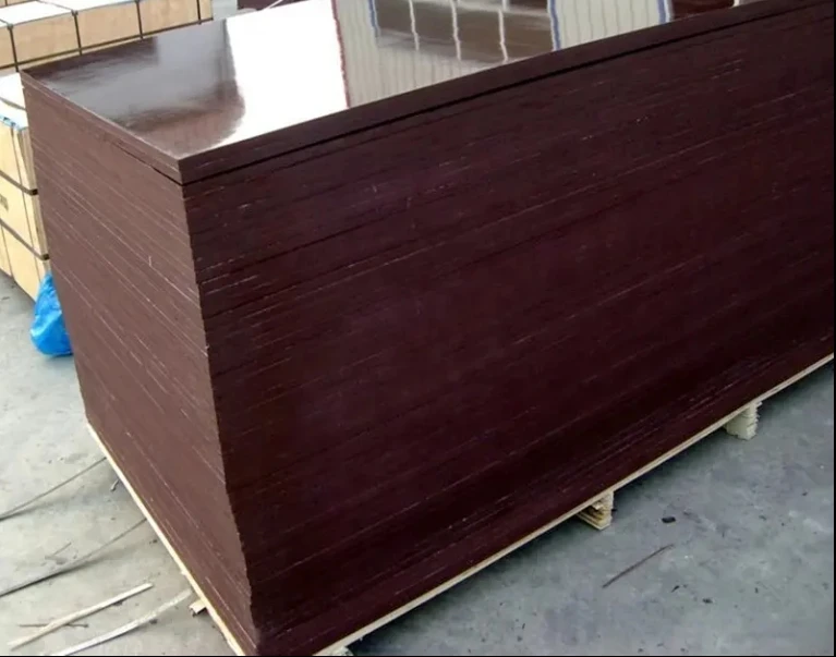 Hot Sale Cheap Price 17mm 18mm Black Brown FJ Film Faced Plywood Poplar Core Construction Plywood Building Boards
