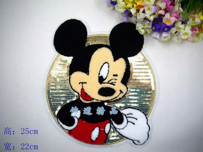 Cartoon cloth patch applique lace accessories clothing pattern embroidered towel embroidered Sequin animal patch