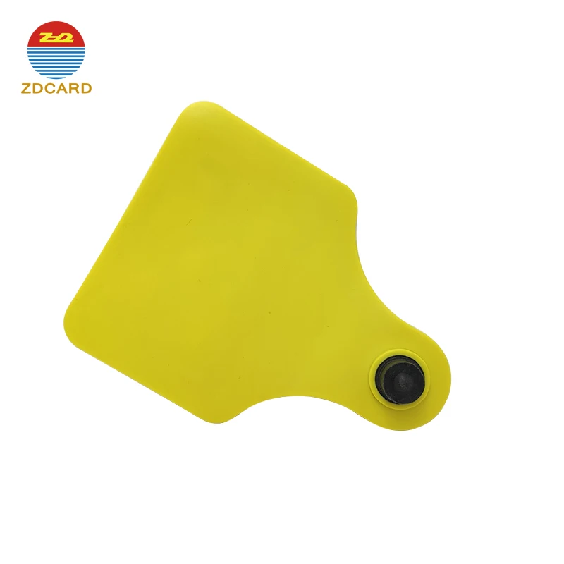 Livestock Tracking Management RFID UHF M4QT Chip Cow Ear Tag