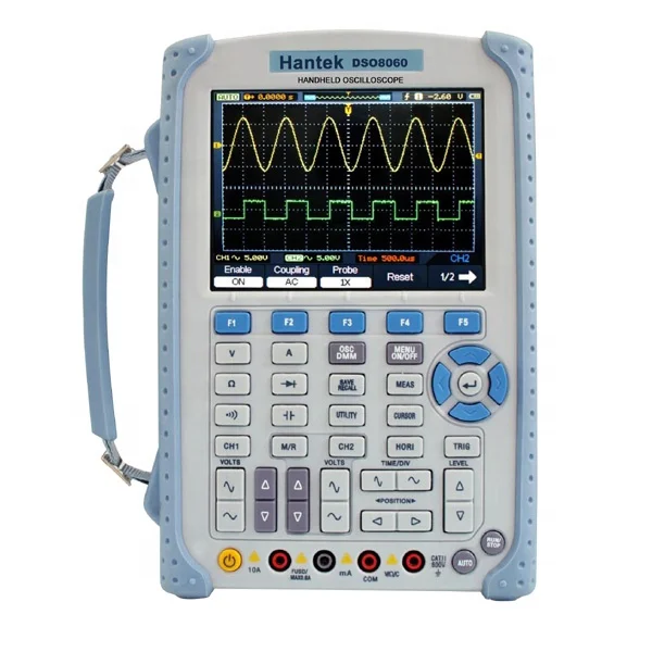  Ручной осциллограф Hantek DSO8060 анализатор частоты пять в одном высокая частота