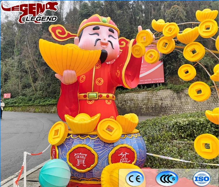 Panda God of Fortune Myths Fairy Tales Lantern Christmas Various Animal  Lantern Dinosaur