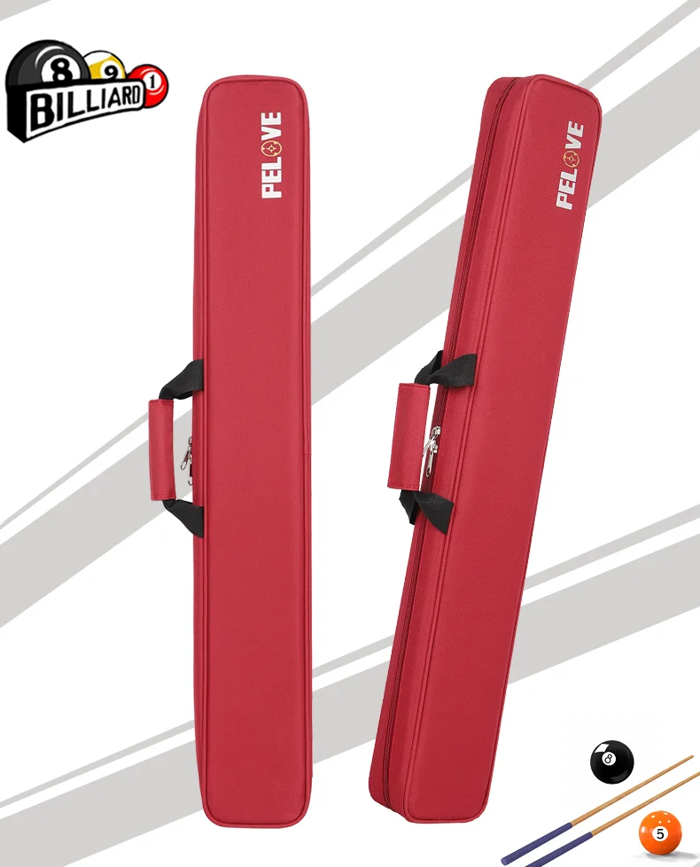 Factory wholesale custom model, billiard cue bag with inner pocket can be assembled, soft cue case billiard