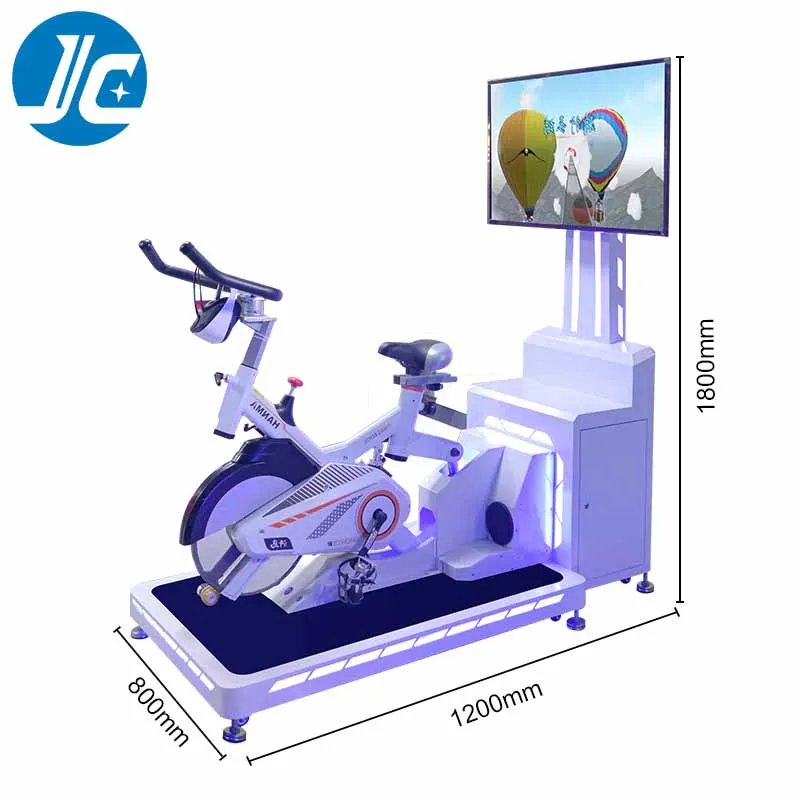 Amusement Park Equipment VR Machine Simulator 9D Gaming Fitness Equipment VR Bike Simulator