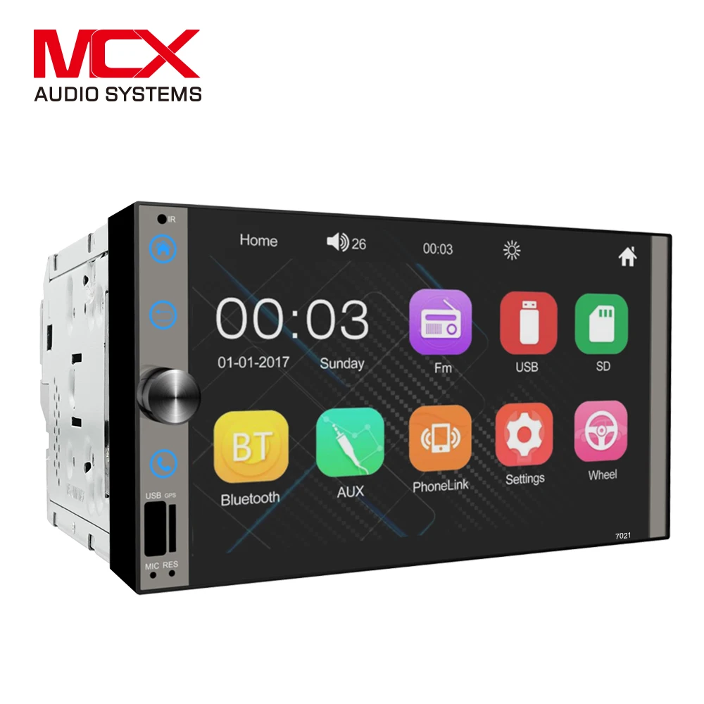 7 inch Universal Car stereo MP5 Carplay Android auto 7inch TFT LCD 2din Car Multimedia Video MP4 MP5  Player