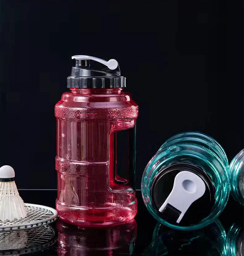 BPA free food grade plastic 2.2L Multi-function dumbbell plastic water cup