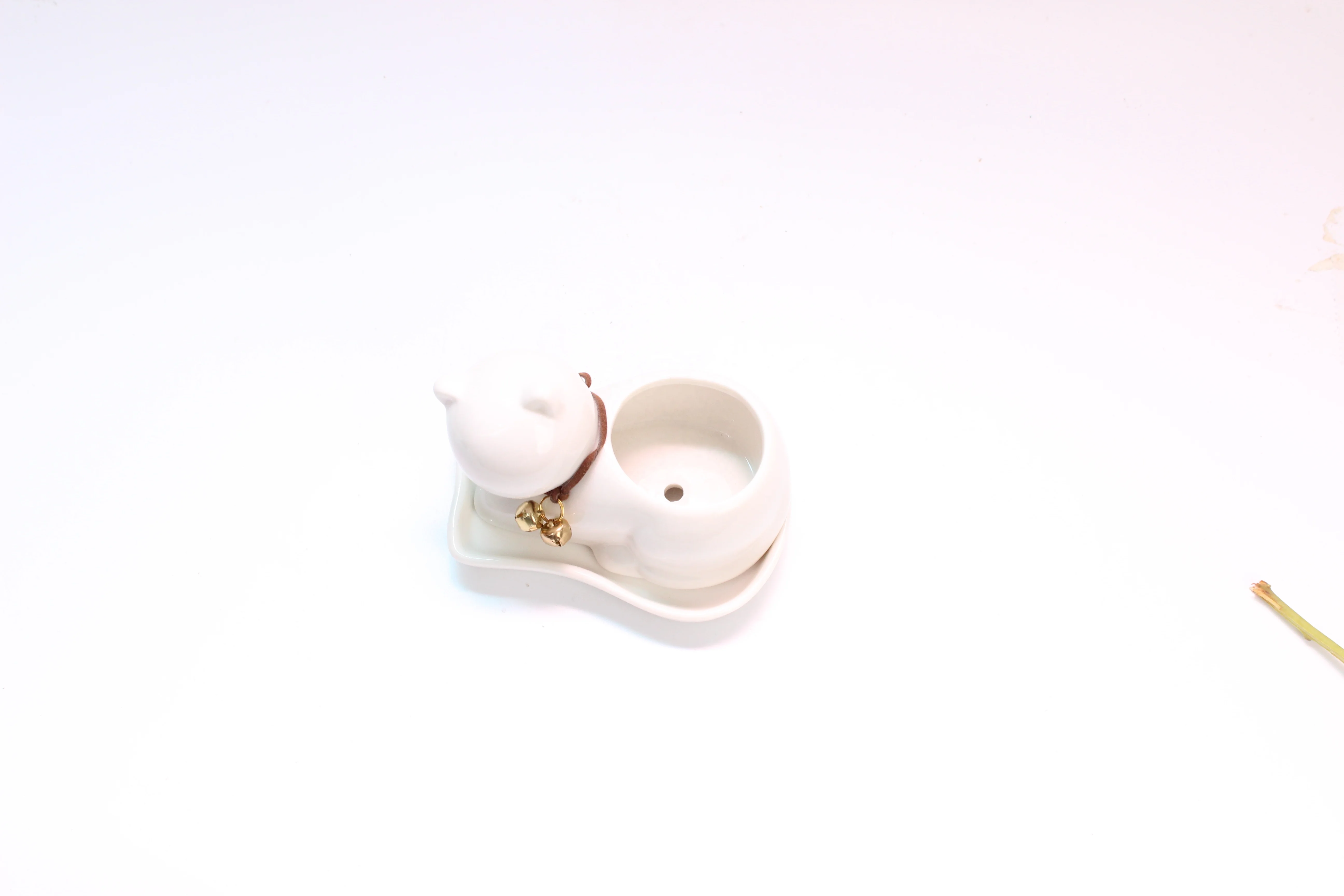 Cute Succulent Planter Animal Shaped Flower Pot Decor for Home Office Desk (Cat)