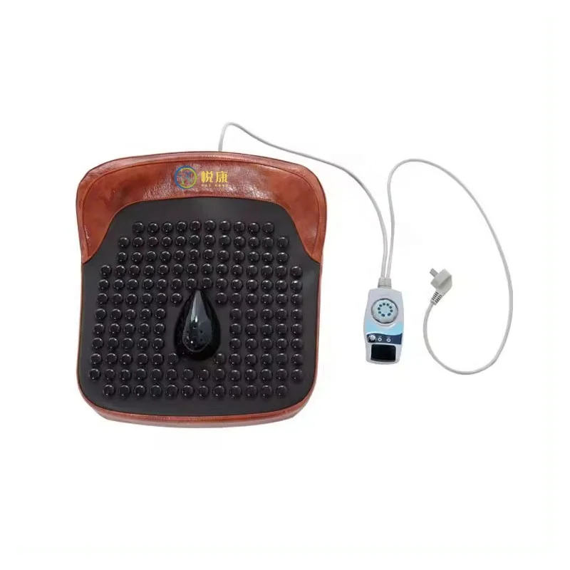 High quality thermal health fitness far infrared electric heating jade tourmaline cushion