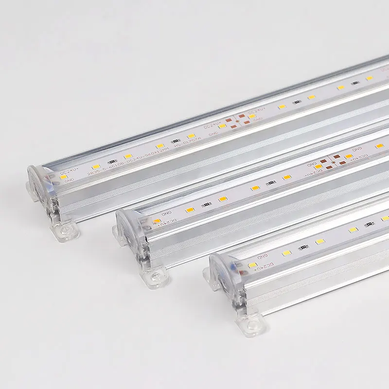 Engineering Building  Facade Waterproof smd 5050 PC Milk cover Outdoor  RGB led digital tube lights
