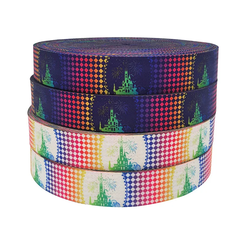 Индивидуальный дизайн, ремешок для шитья, полиэфирная тесьма, сублимация, 25 мм, 38 мм, тесьма для ремня безопасности