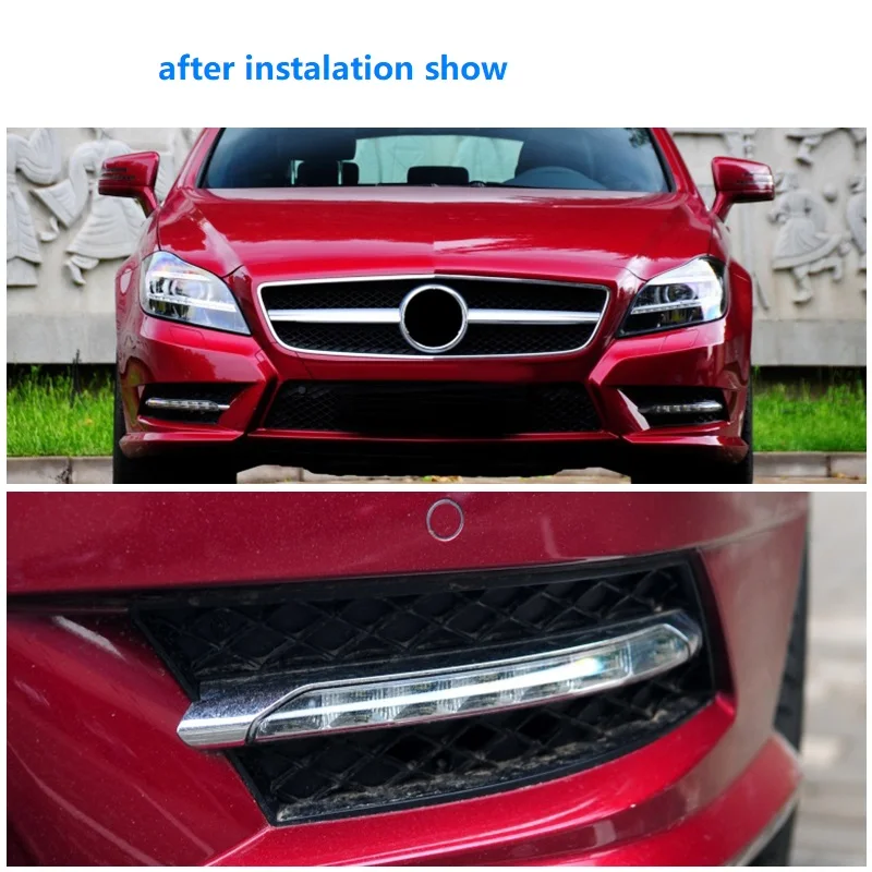 OE 2188850674 2188850774 корпус автомобиля abs Хромированная отделочная Полоса Автомобильный протектор лампы для Mercedes CLS class