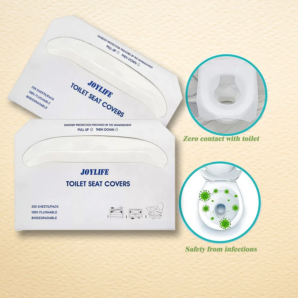 Wholesale Export Travel Pack Disposable Portable Flushable Toilet Seat Covers Paper To Japan