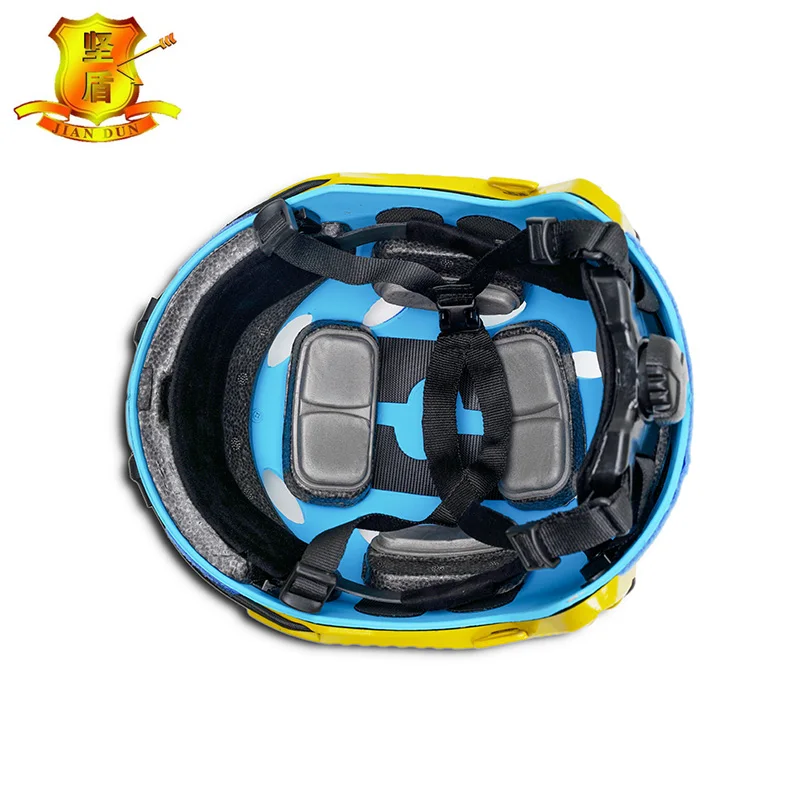 Outdoor Active Paintball War Game Defense Law Enforcement Headgear Head Protect PE Aramid NIJ IIIA 9mm .44 Tactical ABS Helmet