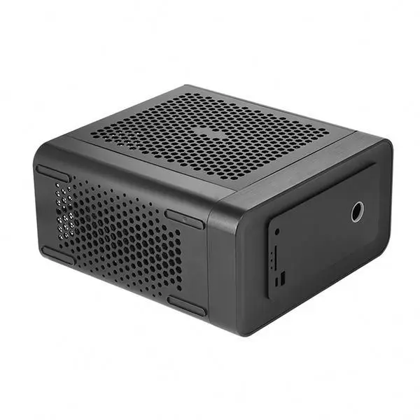 Aquarium Computer Case Mini Itx Low Price Pc Casing Ice Drill Ready-Made Test Bench Desktop Clear Blue Powertrain China Design