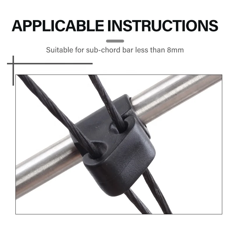 SPG Archery Bowstring Separator Compound Bow String Distributor Plastic Cable Slide Outdoor Hunting Adjustable Accessories