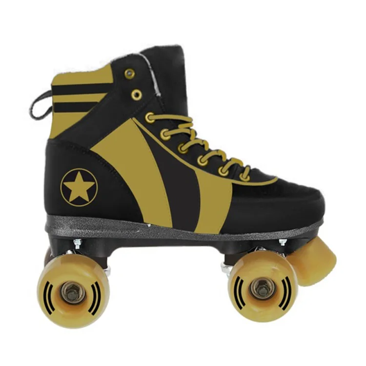 New type of professional roller skates quad, figure ice rink special rental quad roller skate
