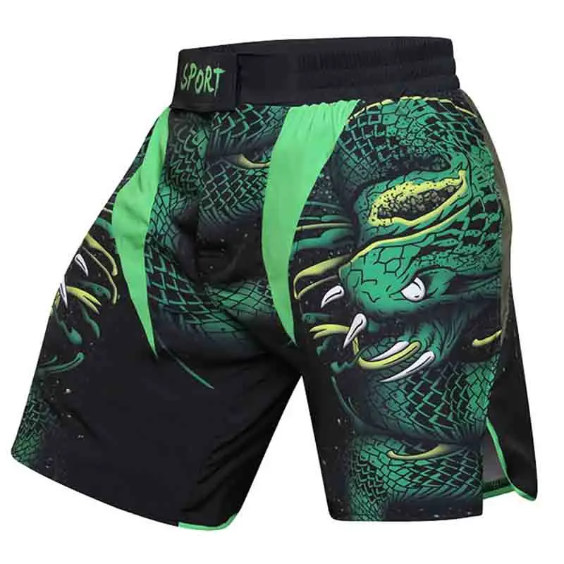 Шорты MMA для тренировок по боевым искусствам, дышащие боевые плавки для кикбоксинга, бойцовская клетка, спарринга, бокса, боя