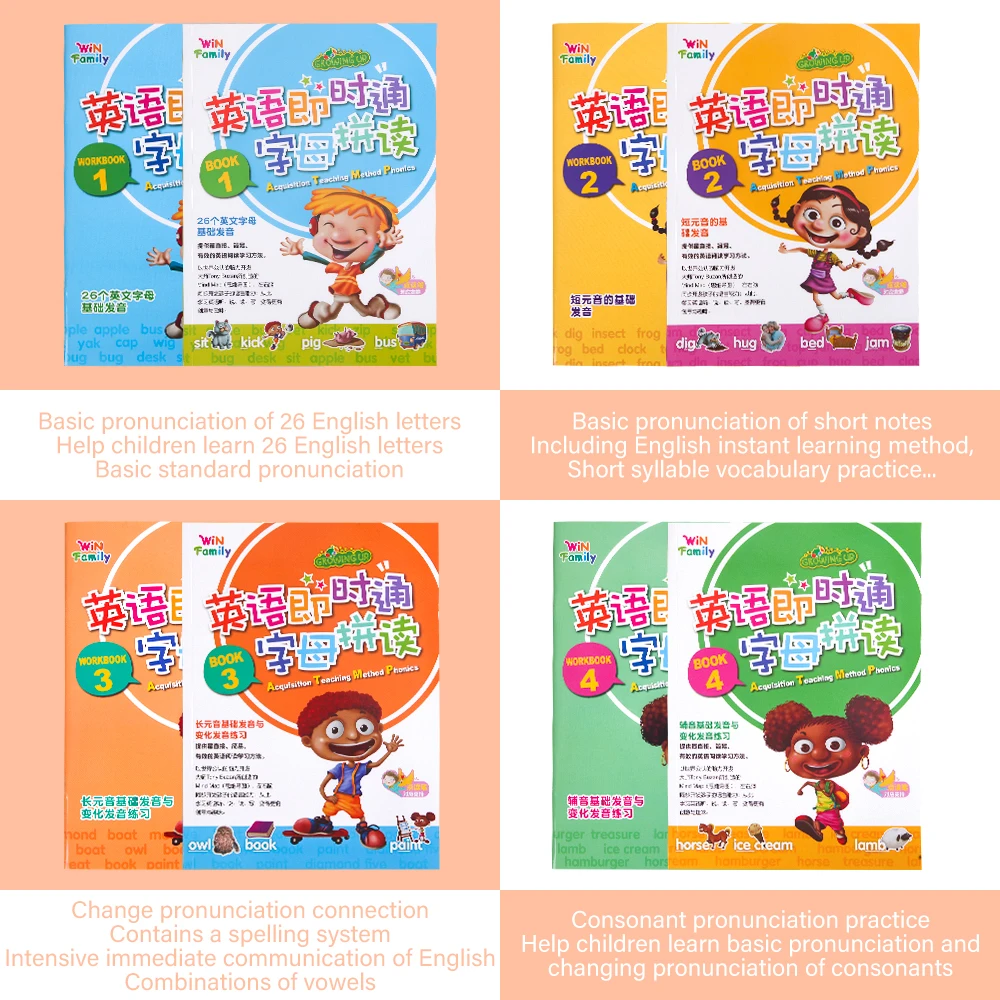 Kids audio Reader Reading Book custom english sound book set kid english sound book set bar