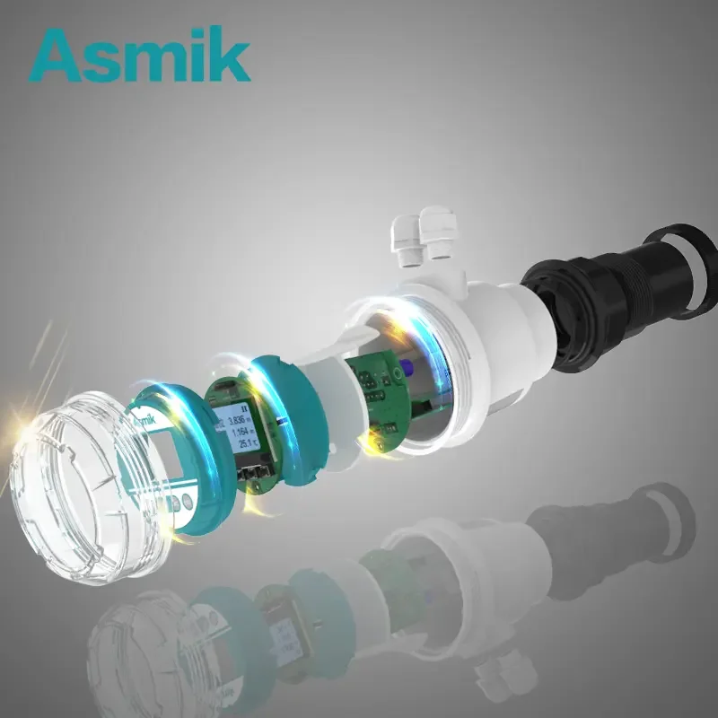 Ultrasonic water level gauge flow meter  ultrasonic level sensor rs485