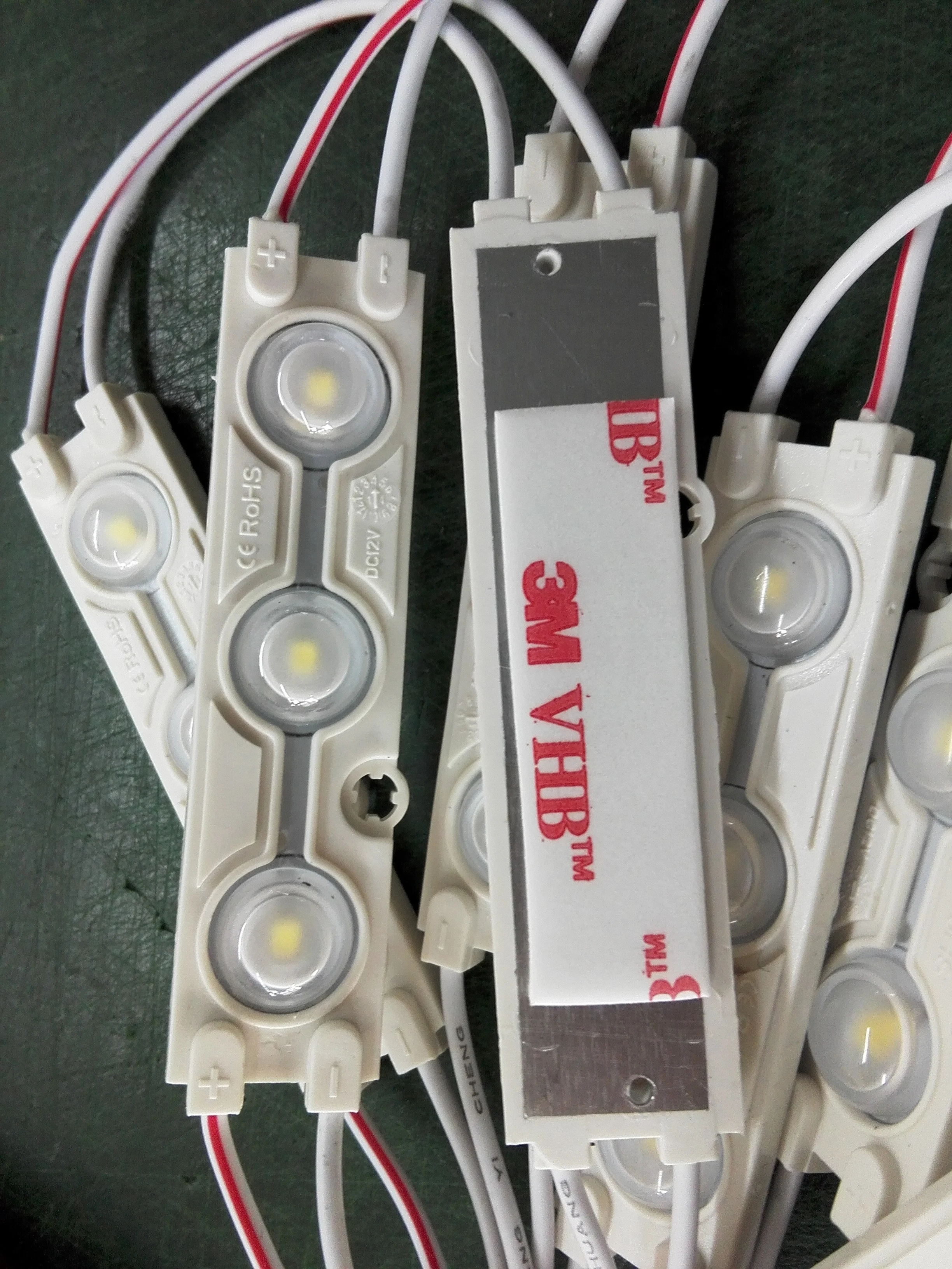 
sign board led light waterproof led module smd 5050 UL approved 12V 0.72W 66lm 3 chips 5050 led smd module 
