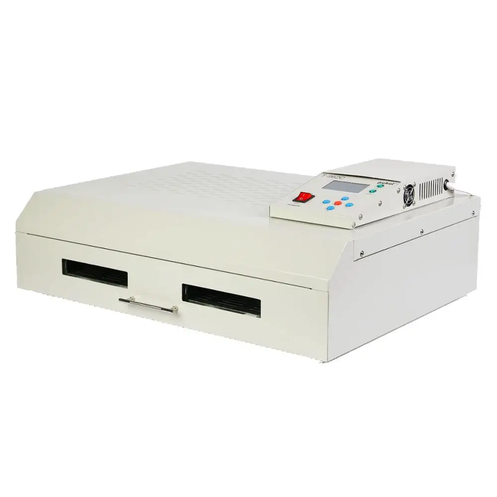 Reflow Oven Infrared IC Heater T962C T-962C Intelligent BGA Rework Station LED Heater 400x600mm