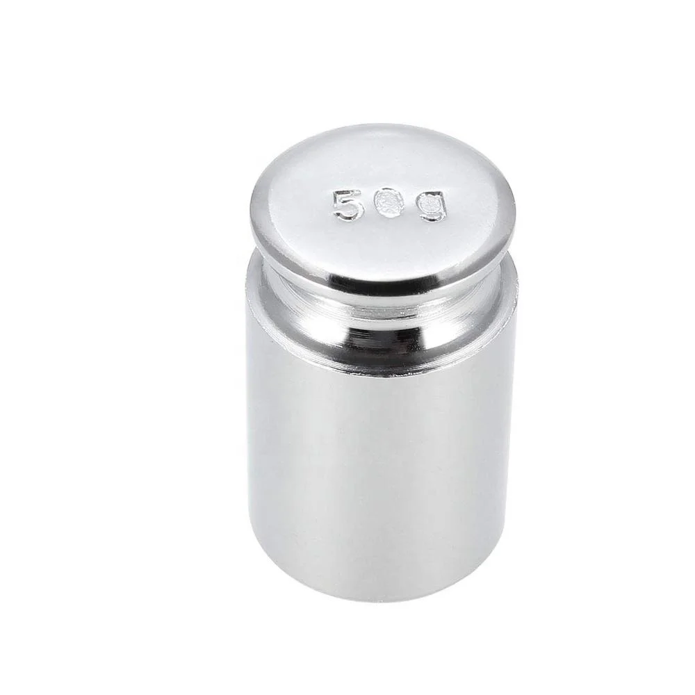 Gram Calibration Weight 50g M1 Precision Chrome Plated Steel for Digital Balance Scales