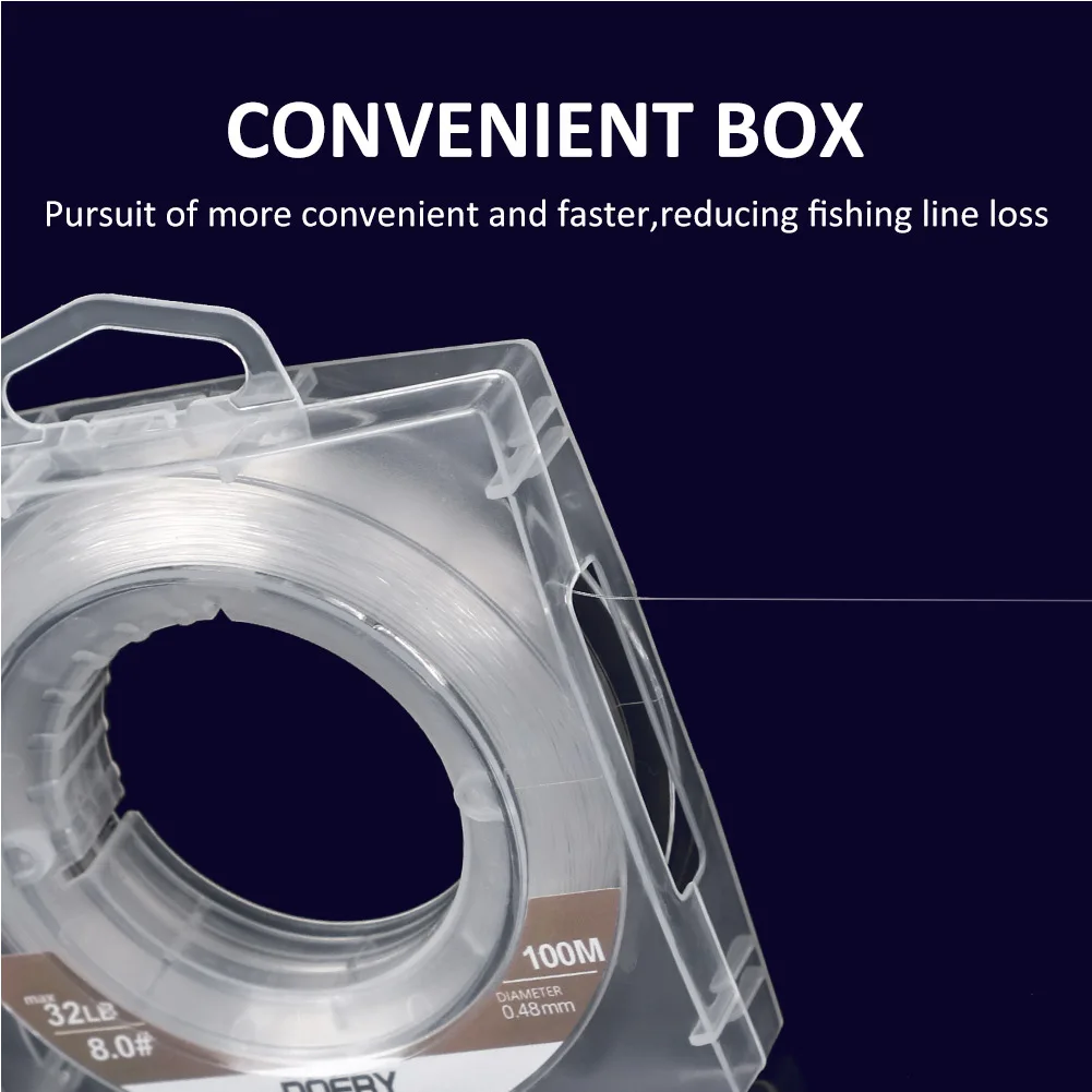 NOEBY FISHING Japan silk 100% fluorocarbon leader guide line