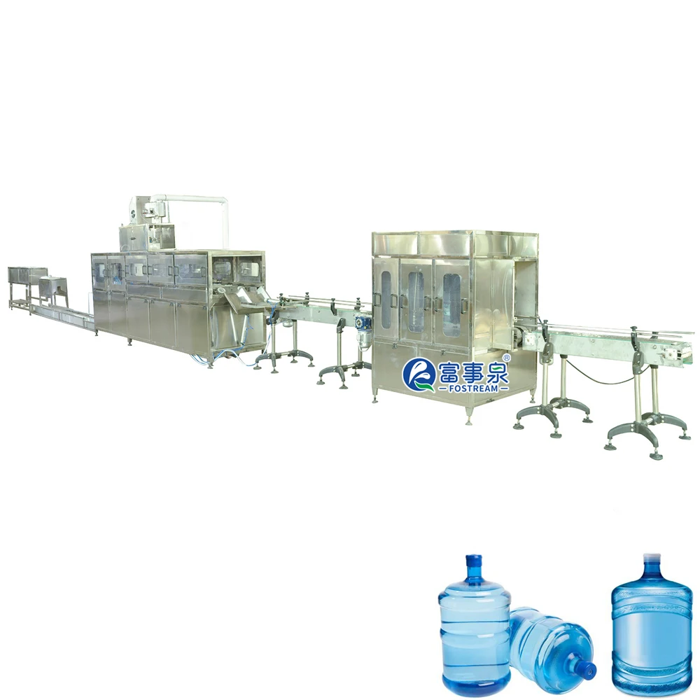 Автоматическая пружина для чистки питьевой воды, мойка, ополаскиватель, наполнитель, упаковка, 5 галлонов, бутылка, наполнитель, линия