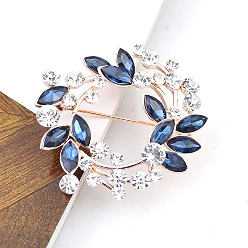 Wedding Rhinestone Broochec pin Austrian Crystal Swan Brooch Pin For Women