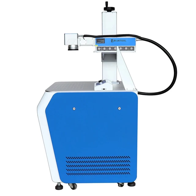 UV precision laser marking machine crystal and glass engrave fiber printer for glastic
