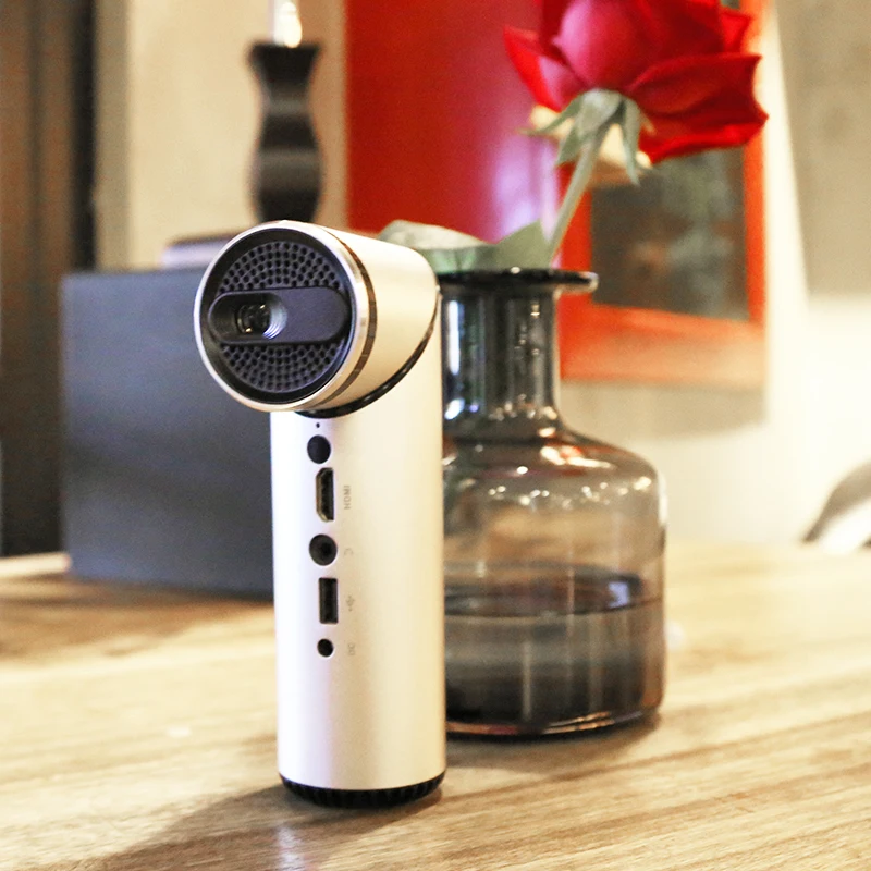 
Small DLP 1000 Lumens Brightness 1080P Movie Home Theater Projector 