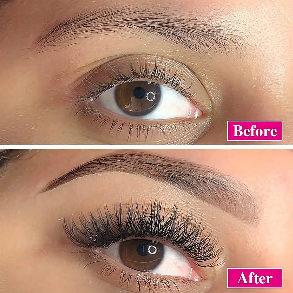 YY Eyelashes Extension Lashes Black D Curl 0.05mm 15mm Lash Volume Extension Easy Fans Y Shaped Premade Soft Eyelashes Supply