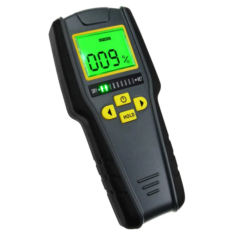 Inductive wall floors humidity tester moisture testing meter Digital Non-Invasive LED 4 in 1 Tester Wood Drywall Masonry