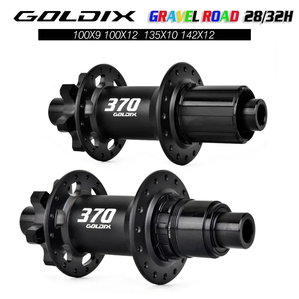 GOLDIX R370 Road Bike hub 28H 32-hole J-type 6 bolts Bike BOOST Wheel hub Ratchet 36T bike accessories