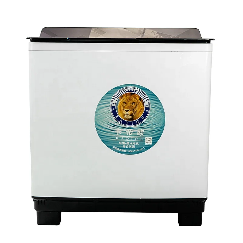 Multi-child Families Semi-Automatic Washing Machine Double Bucket Washing Machine 20 Kg Stainless Steel
