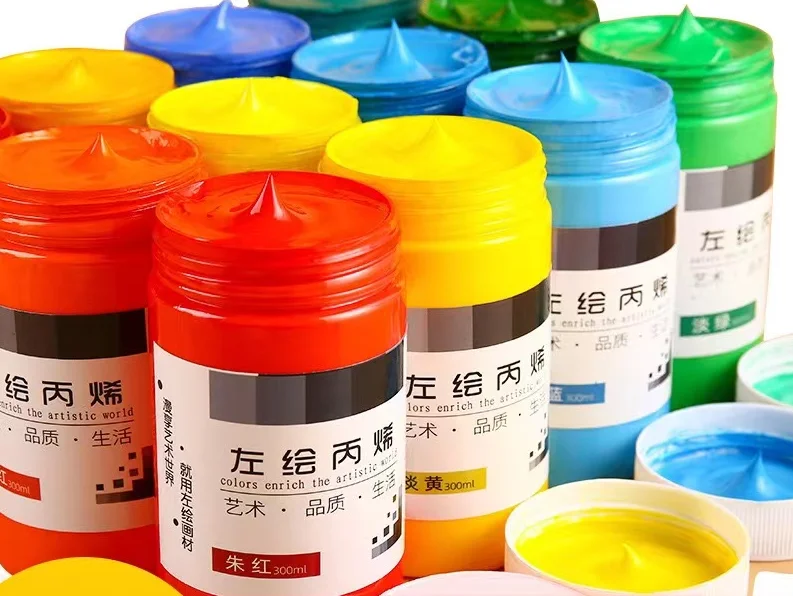 Painting Paint High Quality Non Toxical Hot Sale Metallic Color Acrylic for Artist 16 Colours Art Painting Set 11*6*6 Cm Freight