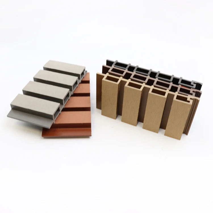 Wood Facade Co-extrusion Wpc Exterior Wall Cladding Wpc Great Wall Panels Decorative Wood Plastic Composite Wall Board
