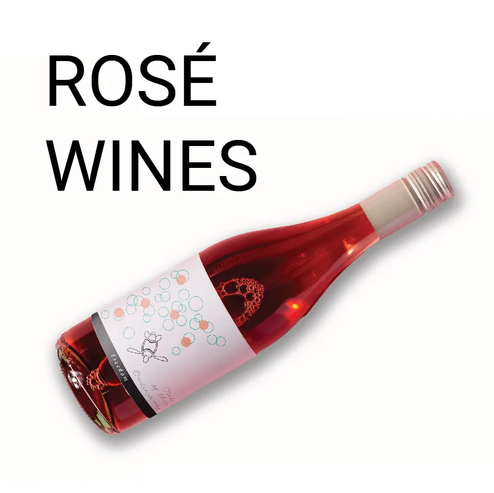 Sweet rose wine with personalized label restaurant hotel corporate gadget ideas Christmas gifts merchandising