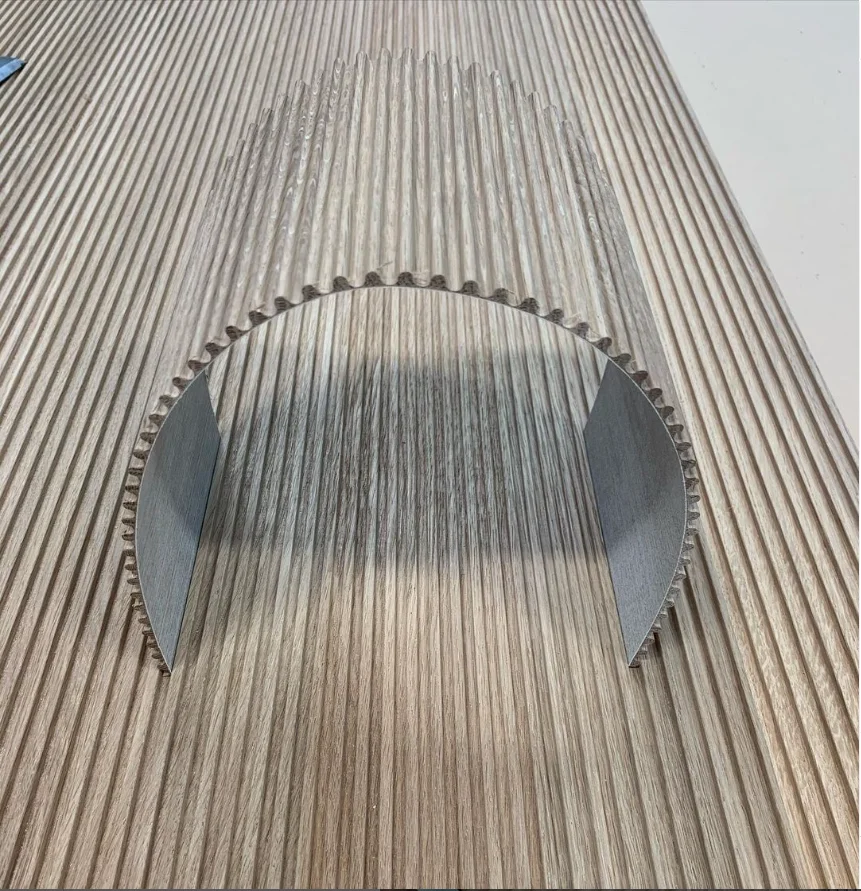 Super flexible fluted wall panel slat wall panel for interior decoration and furniture