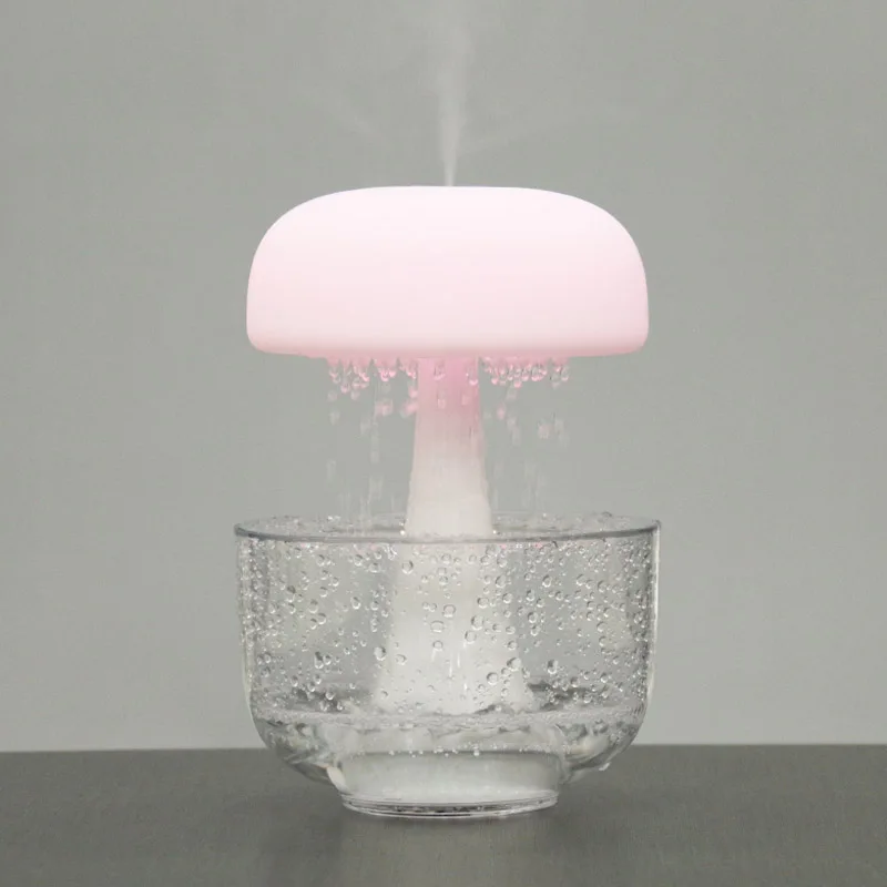 Colorful night lamp aroma diffuser aromatizador rain cloud humidifier humedificador mist maker fogger ultrasonic mist generator
