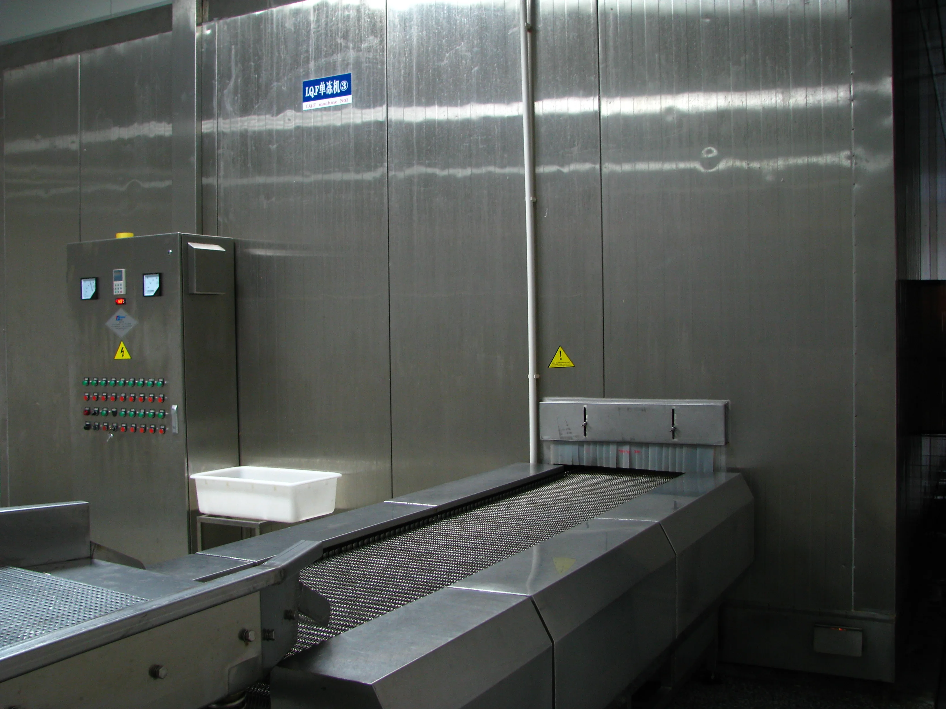 Double drum spiral freezer