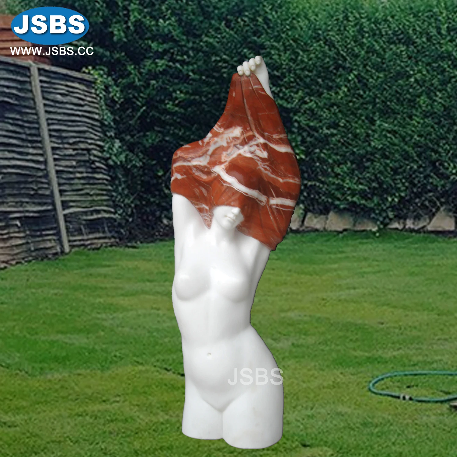 Cheap Well Polished White Marble Naked Woman Statue Sculpture