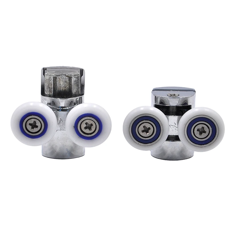 Sowo A-79 A-80 Square Double Wheel Zinc Alloy Oem Odm Shower Door Bathroom Cabin Rollers Pulley Suppliers