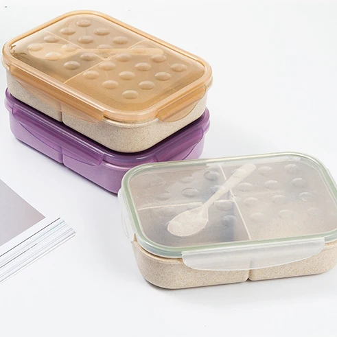 Yongli Eco- Friendly Bpa Free Clear Plastic Food Containers Eco Lunch Box High Quality Boxes  For Children With Lid